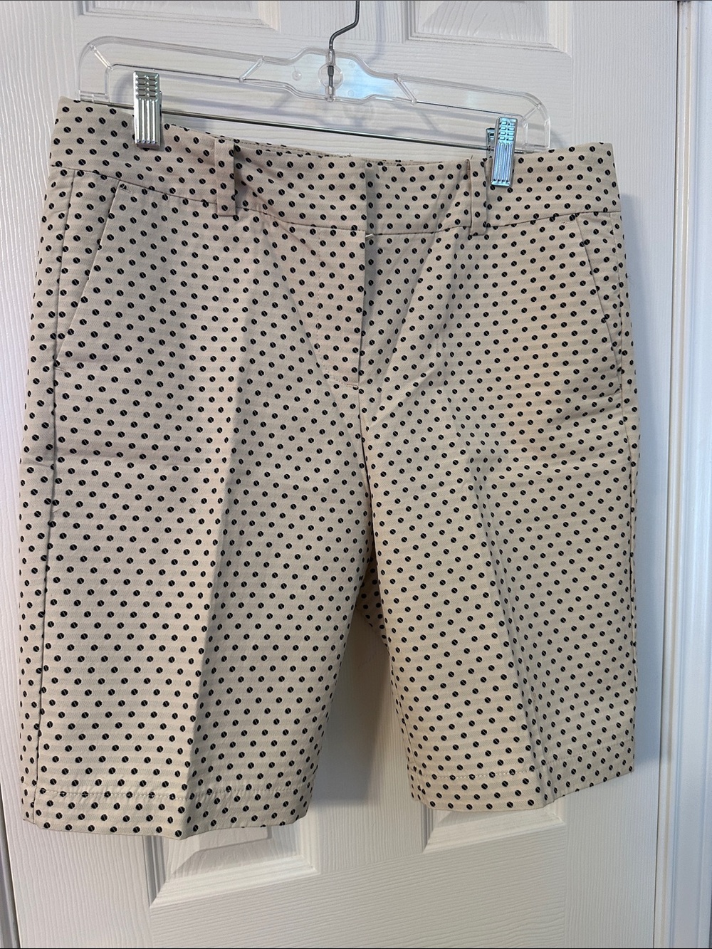 Polka Dot Beige Women's Shorts